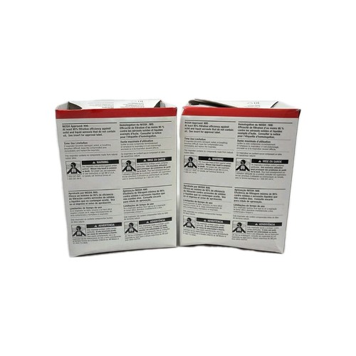 2 Pack 3M 8511 N95 Disposable Particulate Respirator Masks Exhalation Valve 20pc - Picture 3 of 3