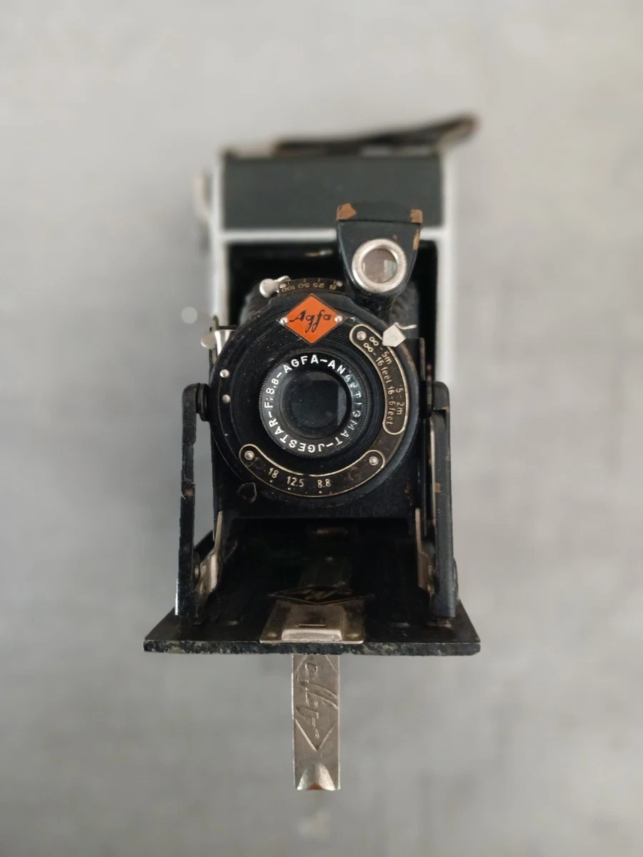 Appareil Photo Agfa Record I à Soufflet - Rare - Pour Pièces Ou Déco