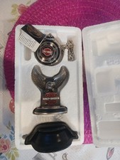 1998 Harley Davidson Franklin Mint Low Rider Head Pocket Watch w/ Box No COA