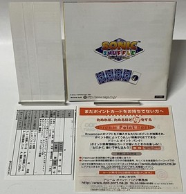 Sonic Shuffle Dreamcast Japan Complete in Box Tested NTSC-J