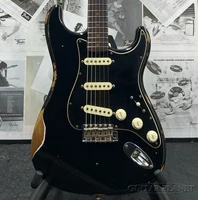 Fender Custom Shop Limited Edition Black Roasted Dual-Mag Stratocaster Relic