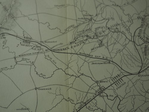 Vintage Map "Position of Troops at Sunset August 28th, 1862" - Picture 8 of 9