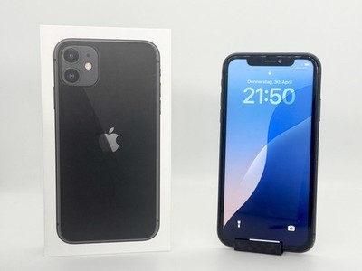 Apple iPhone 11 Schwarz 64 GB Slate mit Originalverpackung gebraucht