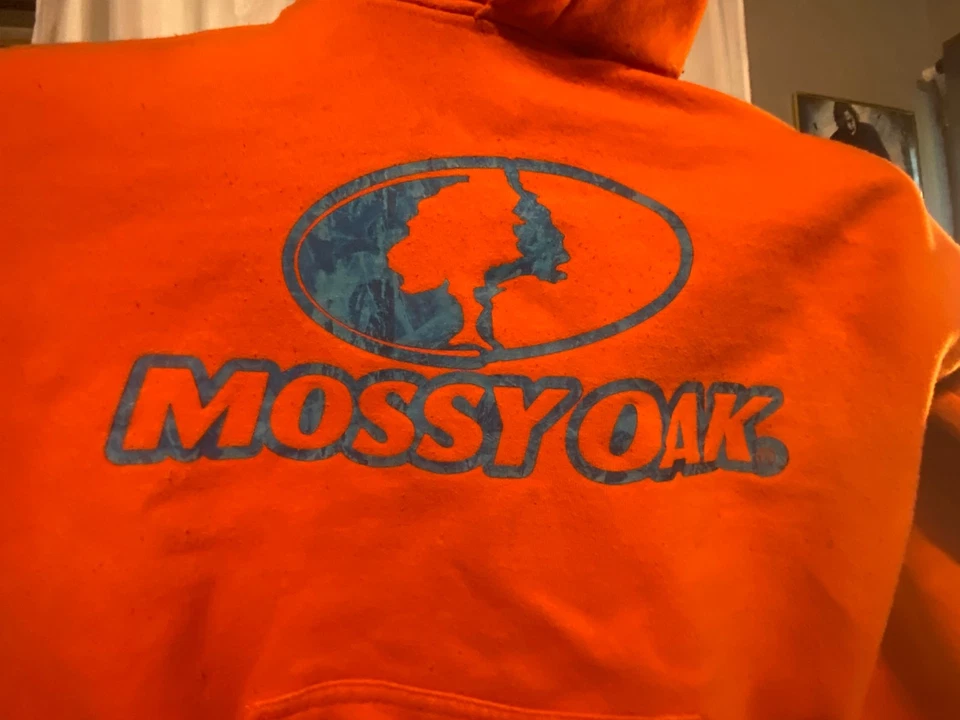 Sudadera con Capucha Naranja Talla Juvenil Roble Mossy Manga Larga Foto 3 de 3