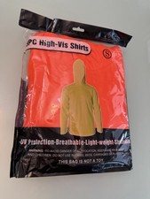 3 pcs Hi Vis Shirts High Visibility Long Sleeve Safety Work Shirts With Hood