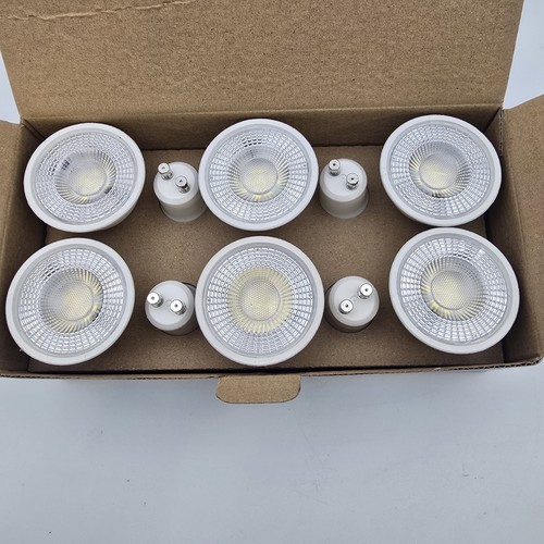 10 Pack | 5W GU10 LED Bulbs - Cool White 6500K | eBay UK
