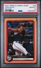 2022 Topps X Aaron Judge Juan Soto #80 Orange #/5 PSA 10 🔥