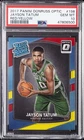 2017 PANINI DONRUSS OPTIC RED/YELLOW #198 JAYSON TATUM ROOKIE RC PSA 10