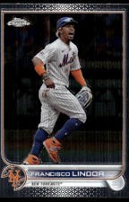 Francisco Lindor 2022 Topps Chrome Sonic #166 Mets MLB READ FREE SHIPPING