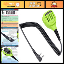 Heavy Duty Speaker Microphone for Baofeng  Kenwood Radios, Walkie Talkie Mic