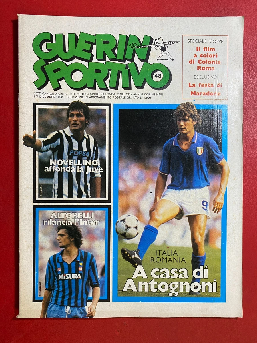 Guerin Sportivo N°1 1982 - Spécial 70 Ans - Film Championnat Fiorentina Serie C - Italie