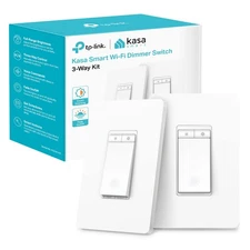 Kasa Smart 3 Way Dimmer Switch KIT, Dimmable Light Switch Compatible with Alexa,