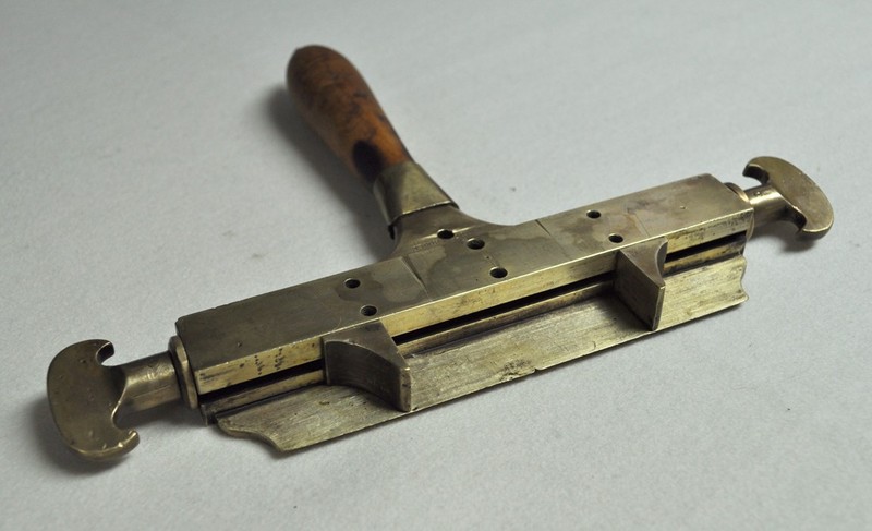 Vintage Snider & Hoole Letterpress Brass Type Holder – Bookbinding Foil Stamping