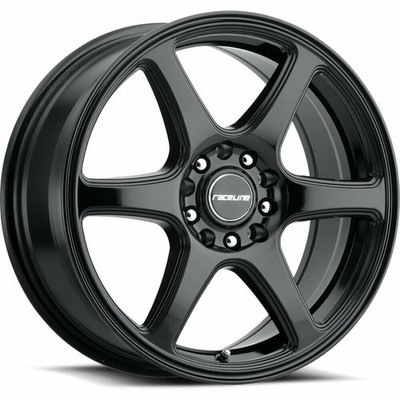 4-New 18'' Raceline 146B Matrix Wheels 18x8 5x110/5x114.3 40 Black Rims 72.62