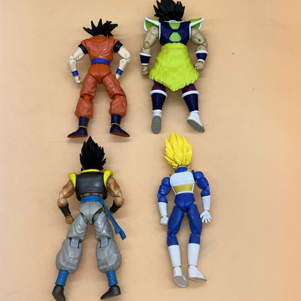 Lote de figuras de acción Dragon Ball Z Dragon Stars 7" Gogeta Vegeta Goku Broly Foto 4 de 4