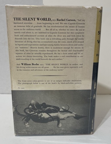 The Silent World by Jacques Cousteau 1953 Stated Edition HCDJ - Picture 8 of 8
