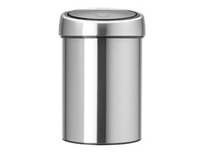 Brabantia Touch Bin 3 litri Matt Steel Pattumiera da bagno 36 39 86