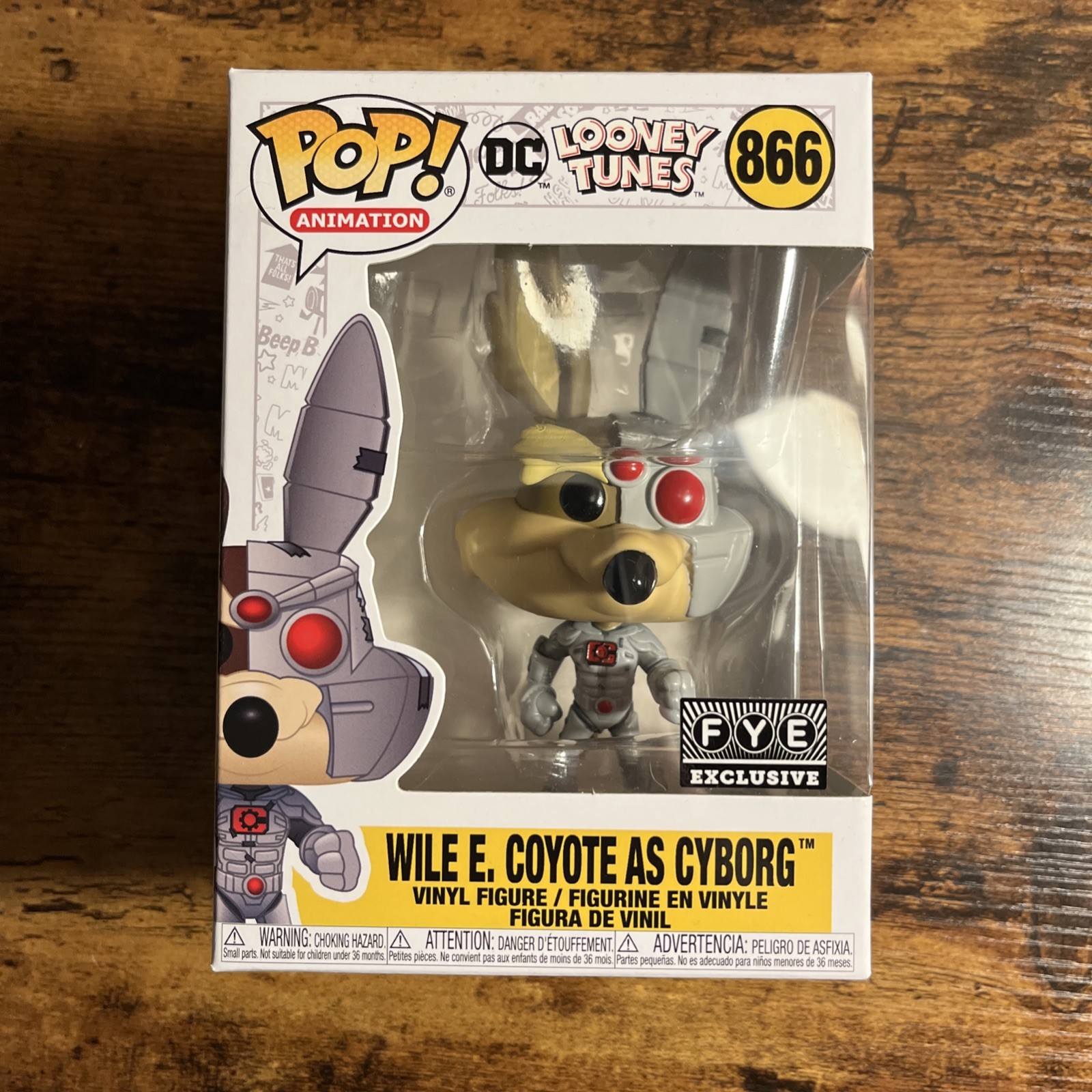 Funko Pop! Vinyl: Looney Tunes - Wile E. Coyote as Cyborg - FYE (Exclusive) #866