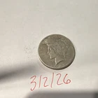 1922 Peace Dollar $1 Silver Coin Circulated Uncertified