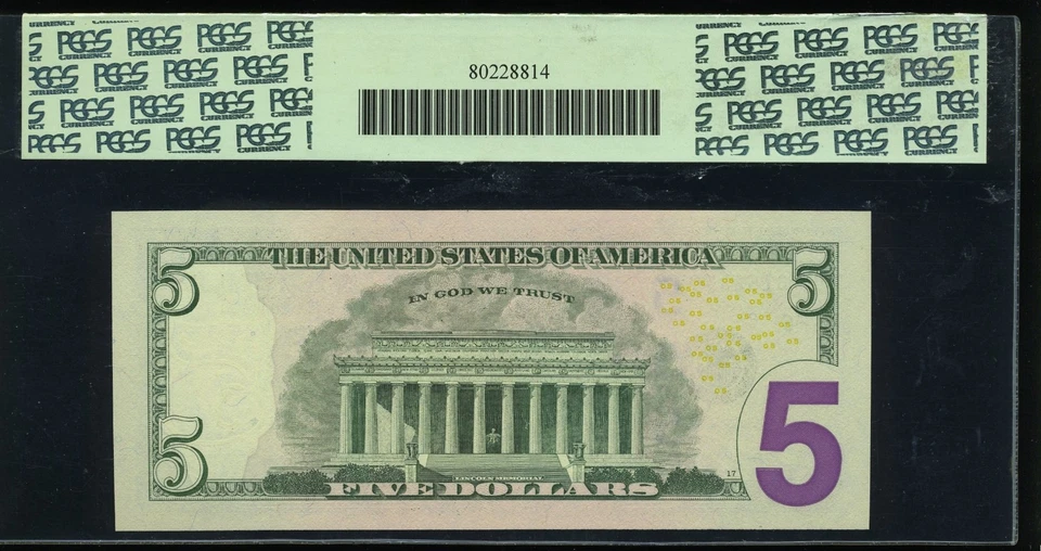 2006 $5 FRN ATL STAR P.C.G.S #69PPQ - Image 2 of 3