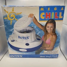 Intex One Mega Chill 31″ Floating Inflatable Beverage Cooler New in Box