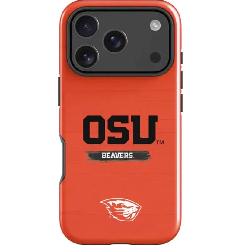 Oregon State University Texture iPhone Case