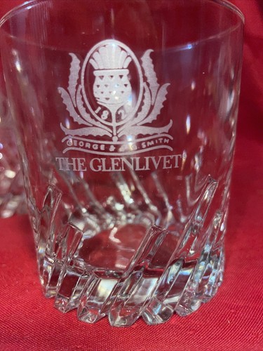 glenlivet whisky glass with 1824 Logo Set Of 2 - Picture 2 of 7
