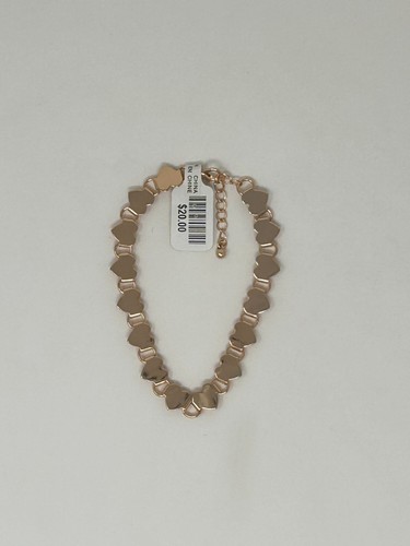 Tobillera Free People Metal Heart nueva con etiquetas $20 - Imagen 3 de 12