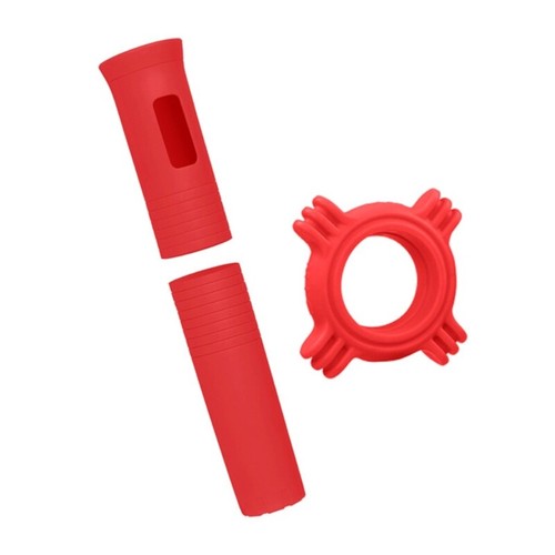 Soft Silicone Microphones Handle Sleeve and Grip Circle for Hosts and Singers - Zdjęcie 4 z 12