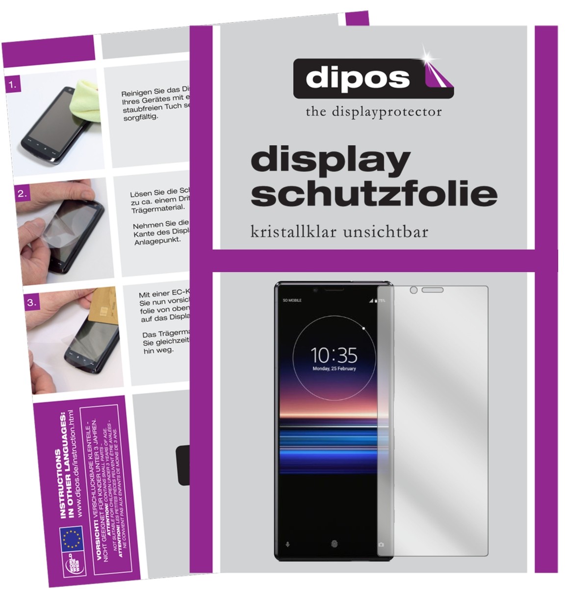 dipos I 5X Pellicola Protettiva Compatibile con Sony Xperia Ace