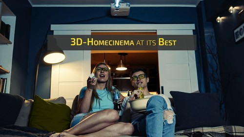 Hi-SHOCK Blue Heaven DLP 3D Brille für DLP 3D Beamer von Acer, BenQ, Optoma, LG - Bild 7 von 7