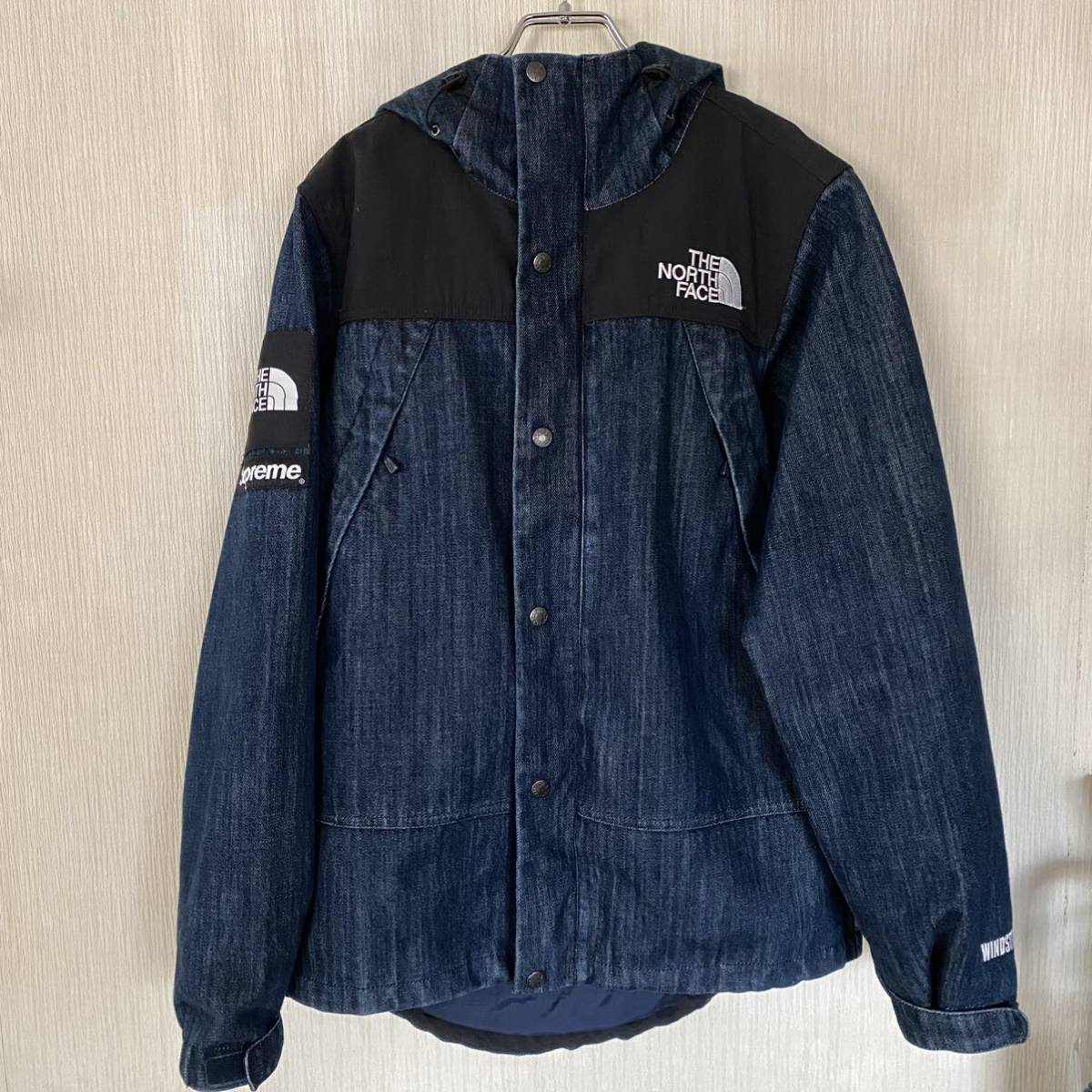 15SS SUPREME THE NORTH FACE Denim Dot Shot Jacket S Size 15SS SUPREME THE NORTH FACE Denim Dot Shot Jacket S Size