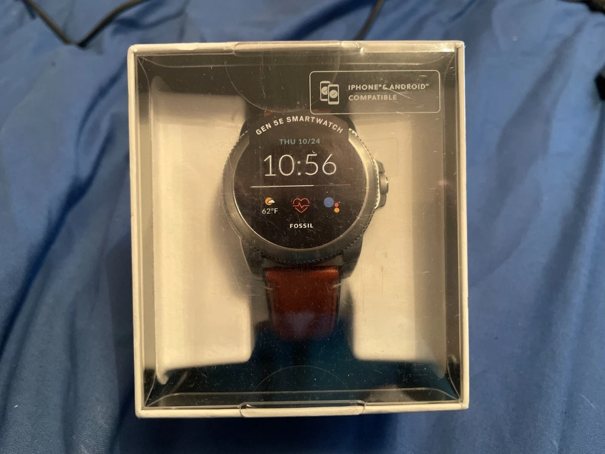 Fossil Gen 5E 44mm Stainless Steel Case Bracelet Smart Watch
