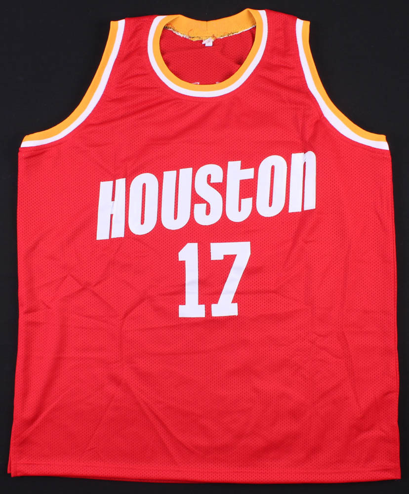 Mario Elie Signed Houston Rockets Jersey (JSA COA) 3×NBA champion (94