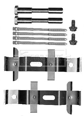 Fits Land Rover Range Sport Brake Pads Fitting Kit Front Stallex #2 - Picture 2 of 4