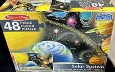 Melissa Doug Solar System Floor Puzzle 48pcs