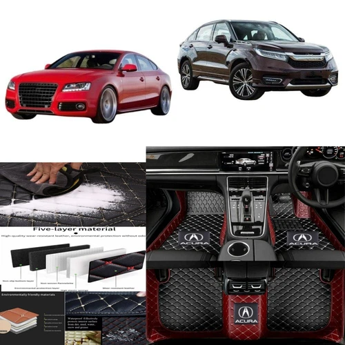 For Acura Car Mats ILX MDX NSX RDX RL TL TLX TSX ZDX Custom Carpets Waterproof - Imagen 18 de 41