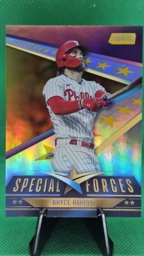2024 Stadium Club Bryce Harper Phillies Special Forces Gold Superfractor 1/1 - Picture 2 of 3