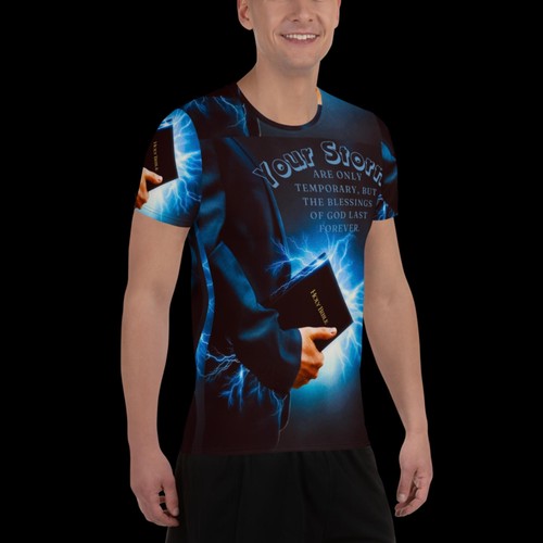 Your Strom Is Over All-Over Print Herren Sport T-Shirt - Bild 4 von 29