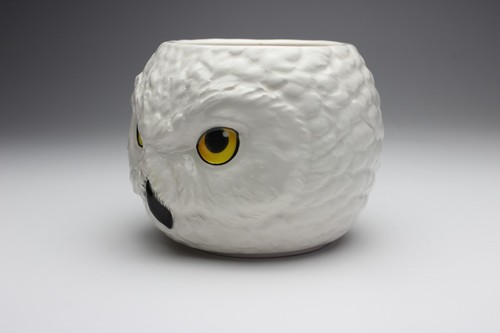 Taza de café de porcelana de cerámica cabeza de búho Harry Potter Japón stock en bancarrota - Imagen 7 de 11