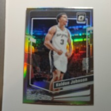 Keldon Johnson #112, Holo base, 2023-24 Optic Basketball, Spurs