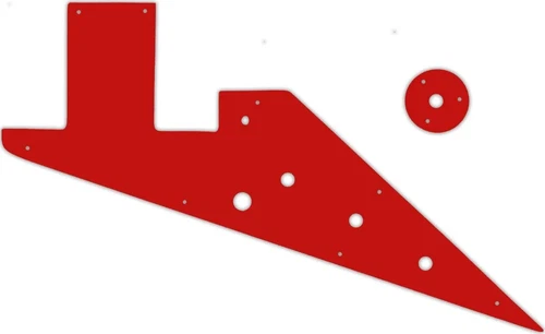 WD Custom Pickguard For Left Hand Gibson 1958-1959 And 1962-1963 Flying V Korina