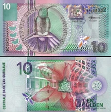 Surinam Suriname 10 Gulden 2000, UNC, P-147