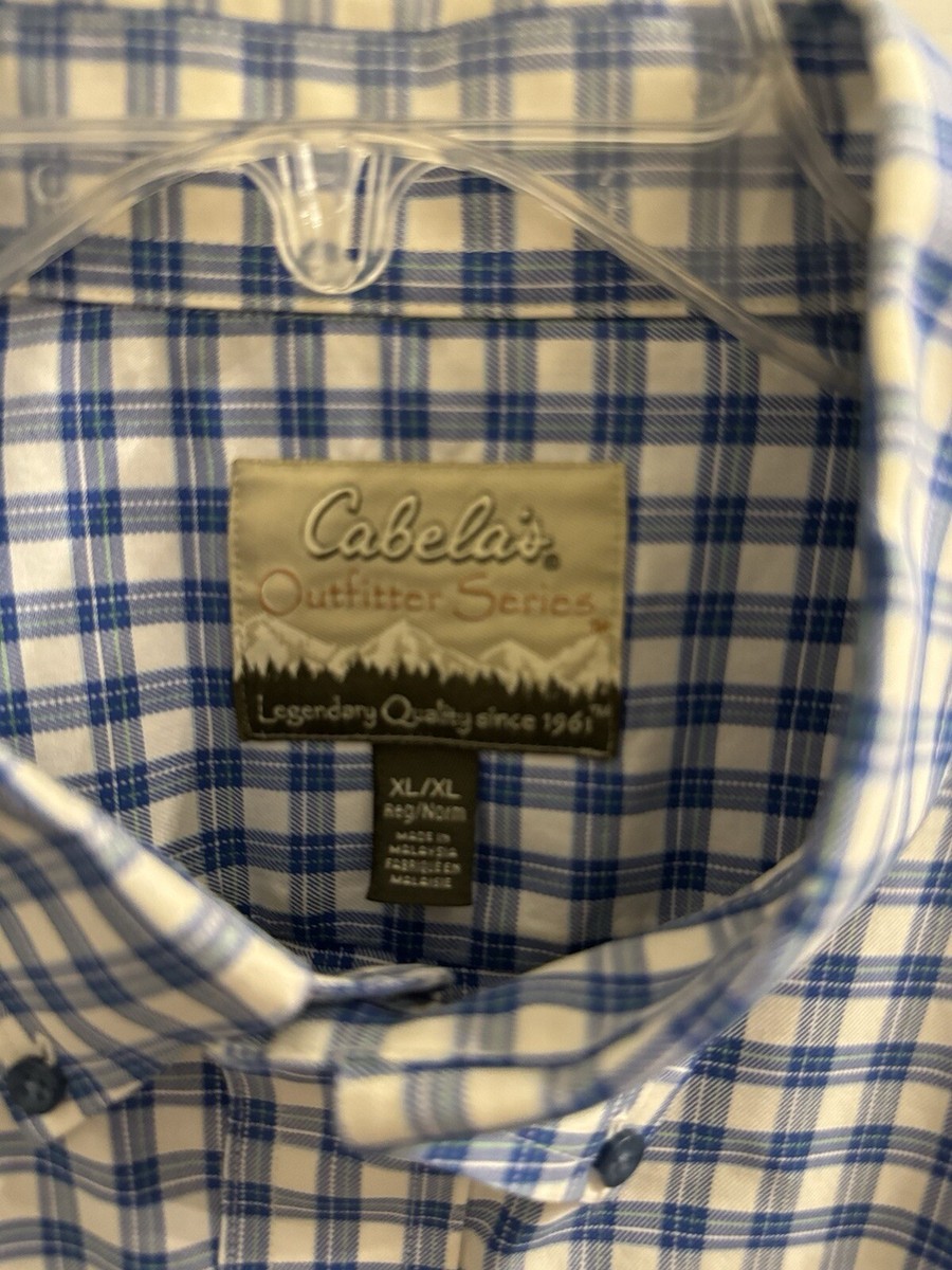 Chemise de camp homme Cabela's boutonnée grande chemise à