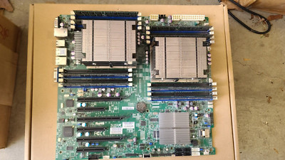 Carte Mère Super Micro X9DRi-F Avec 2x Intel Xeon E5-2643 V2 3.5GHz Et 24GB RAM