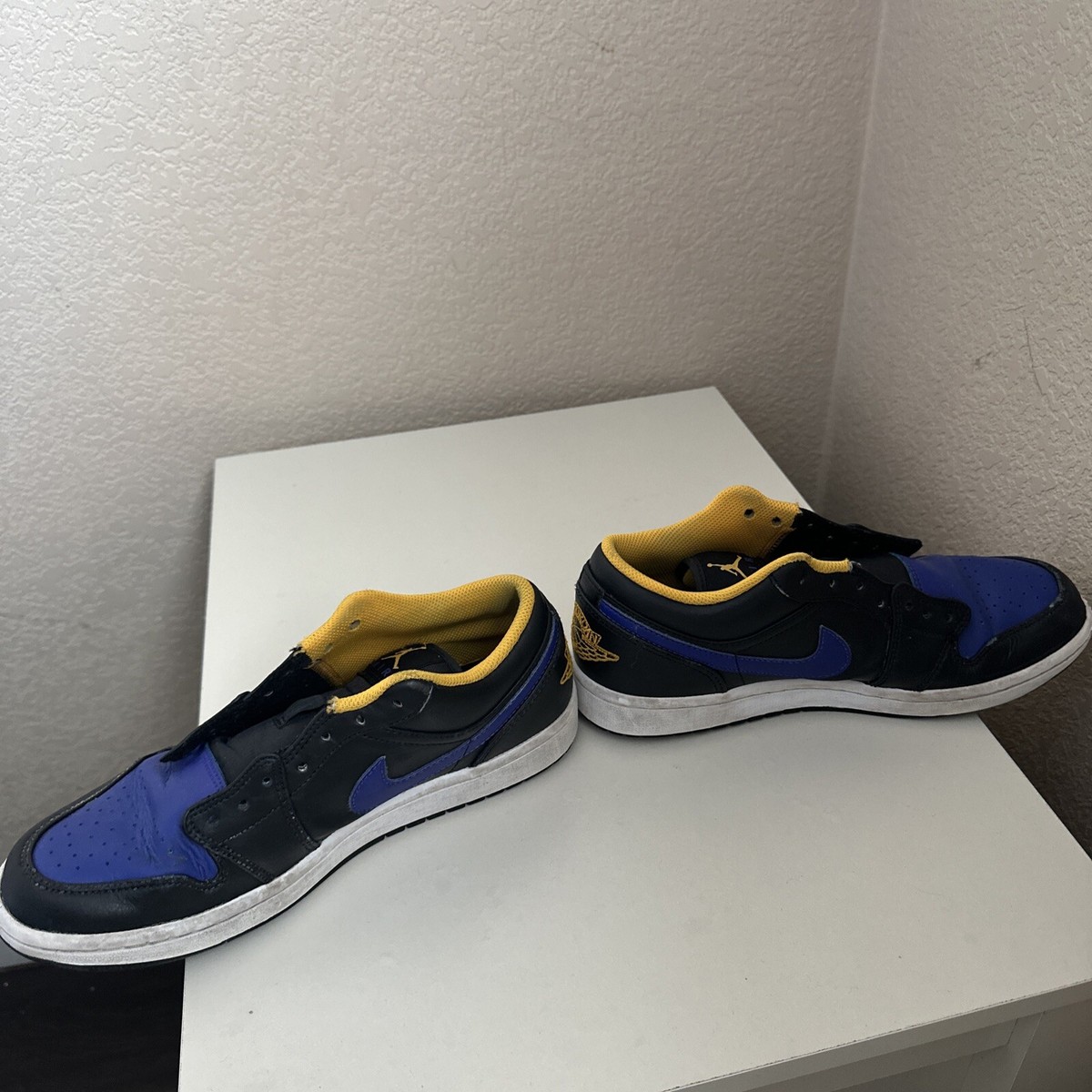 jordan 1 lows purple and yellow | eBay