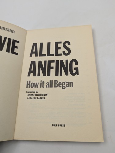 HOW IT ALL BEGAN Wie Alles Anfing By Bommi Baumann 1st ENGLISH edition PB 1977 - Picture 4 of 12