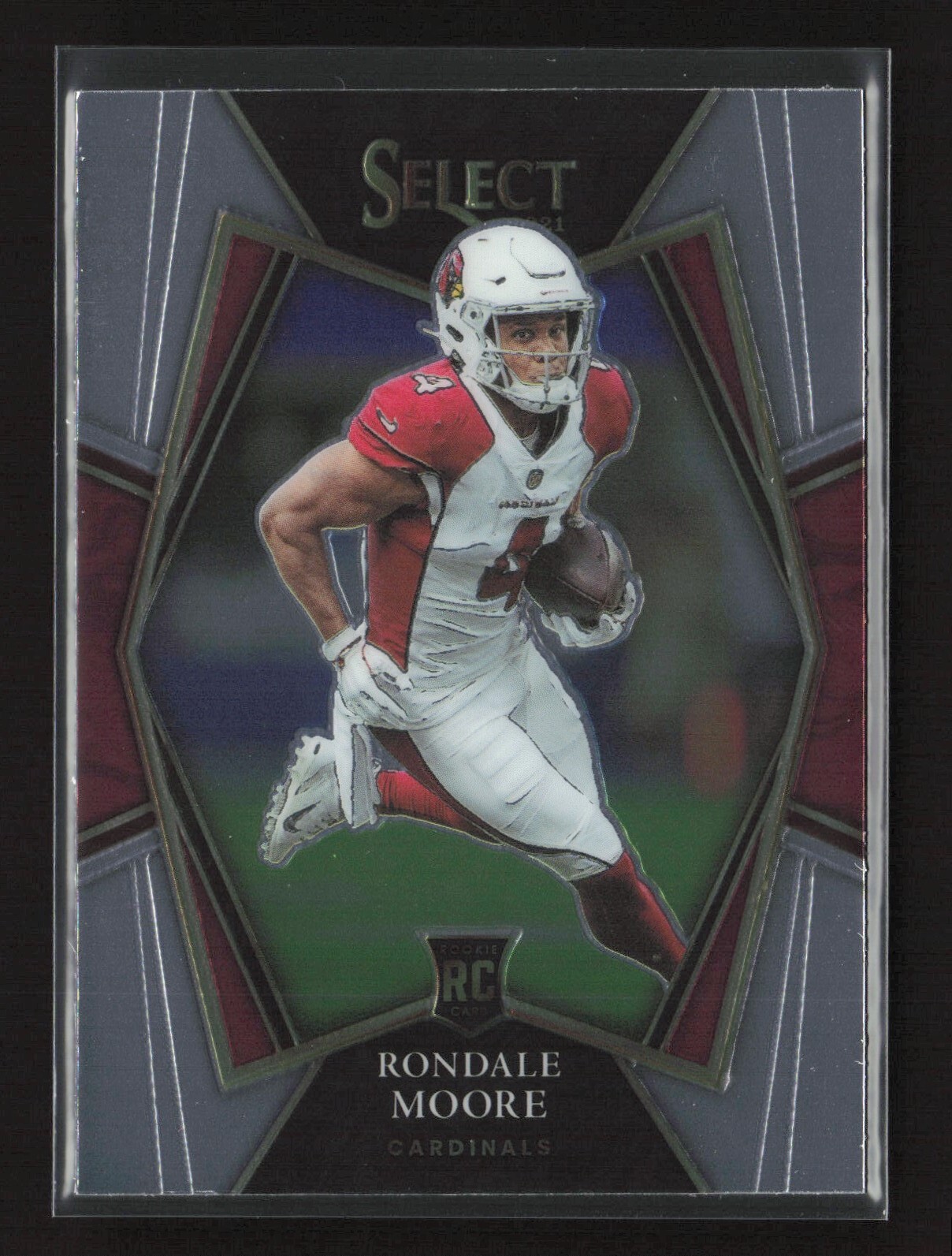 2021 Panini Select Premier Level Rondale Moore RC #158 Arizona Cardinals