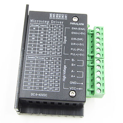 TB6600 1 Axis 4A Stepper Motor Controller DC 9~40V TTL 20KHZ CNC Driver Module
