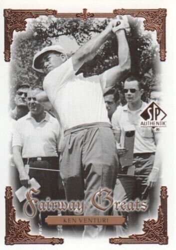 Tarjetas coleccionables de golf SP 2001 #100 auténticas Ken Venturi FG - Imagen 1 de 2